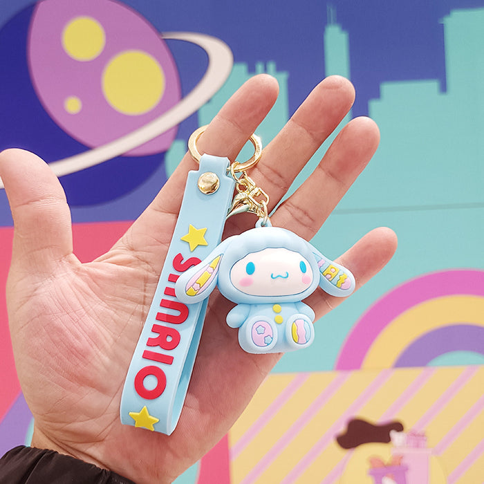 Wholesale Cartoon Silicone Doll Keychain JDC-KC-KuangK031