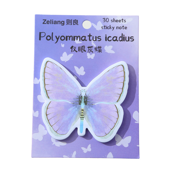 Wholesale Creative Cartoon Cute Colorful Butterfly Sticky Notes
