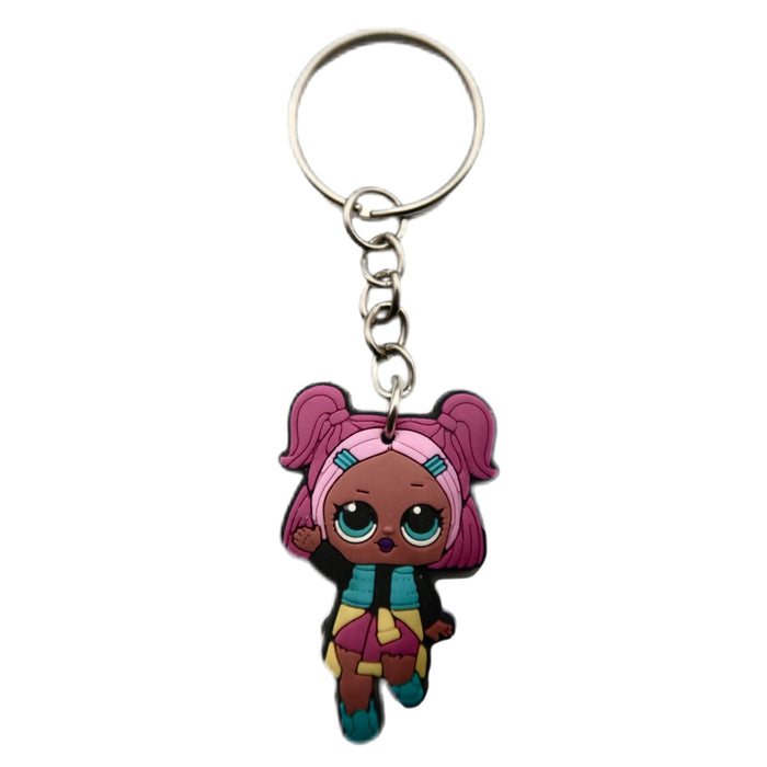 Wholesale 10pcs Surprise doll keychain pendant creative bag pencil case pendant key ring accessories