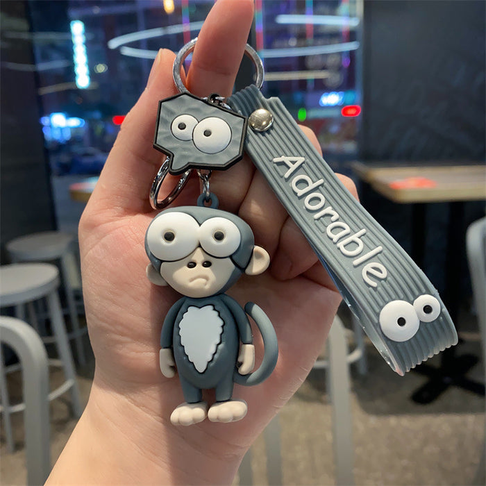 Wholesale Cute Eye-Popping Animal Keychain