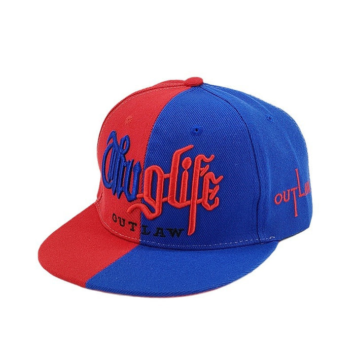 Wholesale Gaming-themed hip-hop style embroidered two-tone adjustable baseball cap