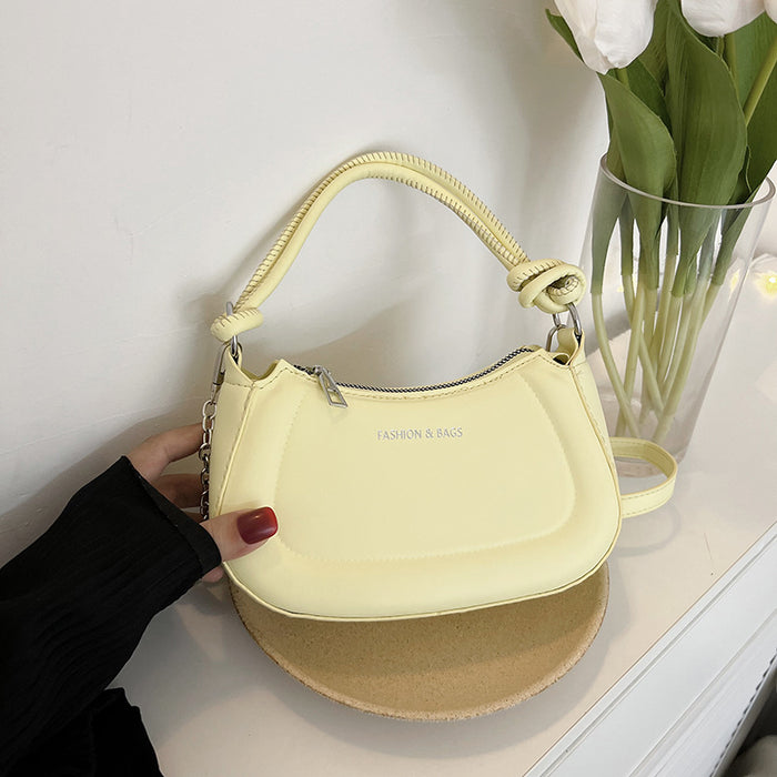 Wholesale New Fashionable Single Shoulder Underarm Bag with Simple, Casual and Western Style Cross Shoulder Small Square Bag