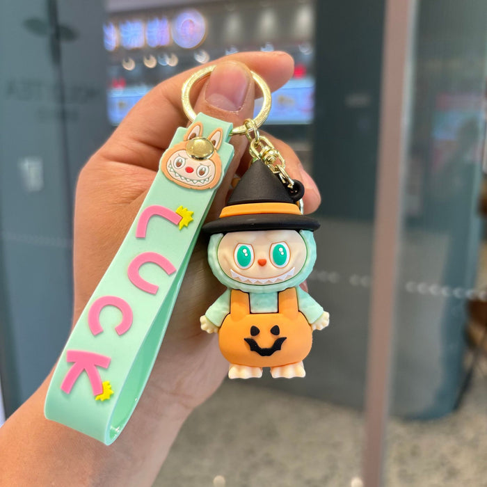 Wholesale Creative keychain cartoon sheep pendant toy baby grabber cute keychain ring