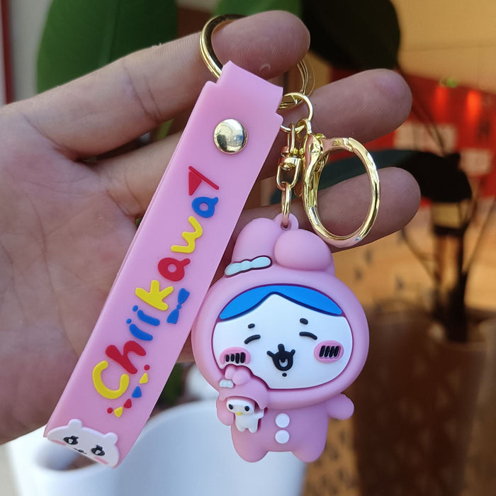 Wholesale PVC Cartoon Doll Keychain JDC-KC-KuangK017