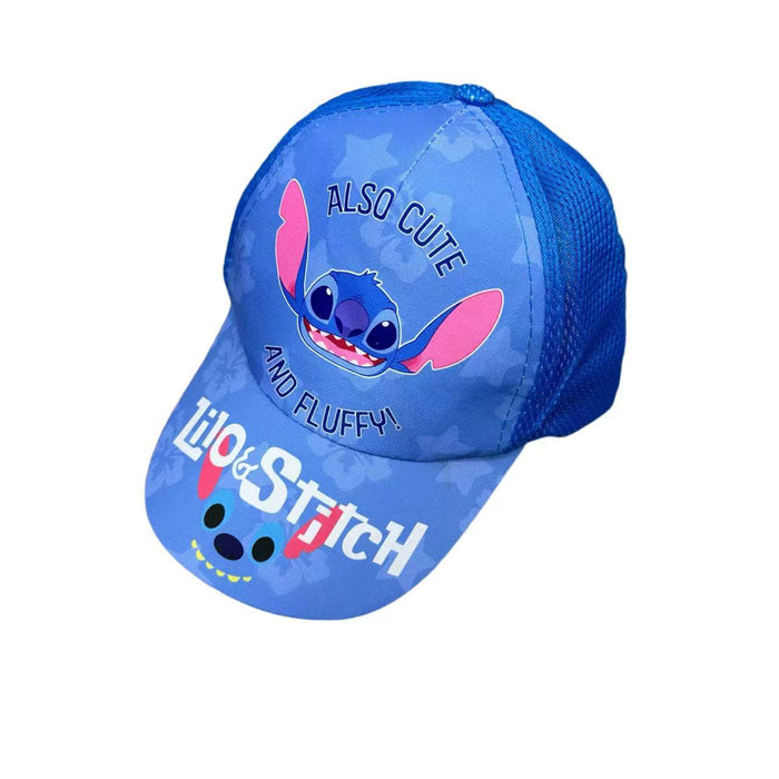 Wholesale Cartoon print baseball cap thin mesh cap for children