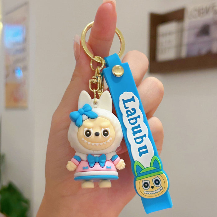 Wholesale Little Sheep Keychain Silicone Doll Pendant Keychain Accessory Small Gift Hanging Ornament