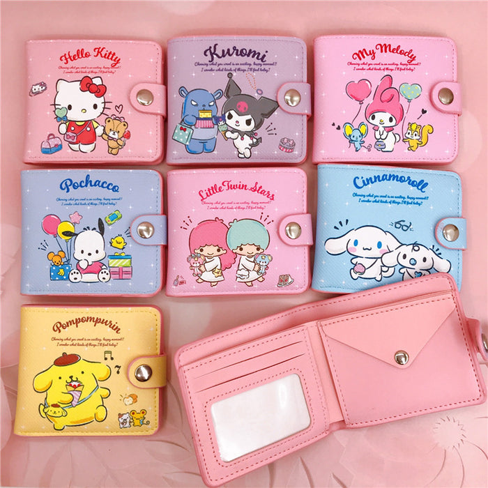 Wholesale PU Cartoon Short 2-fold Wallet JDC-WT-YaLL012