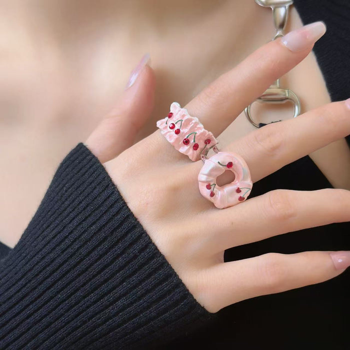 Wholesale Handcrafted Enamel Rose Ring