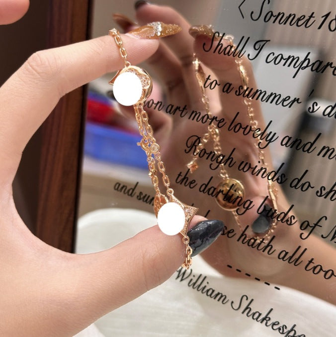 Wholesale Light luxury versatile high-quality bracelet diamond full diamond bracelet wholesale for girls