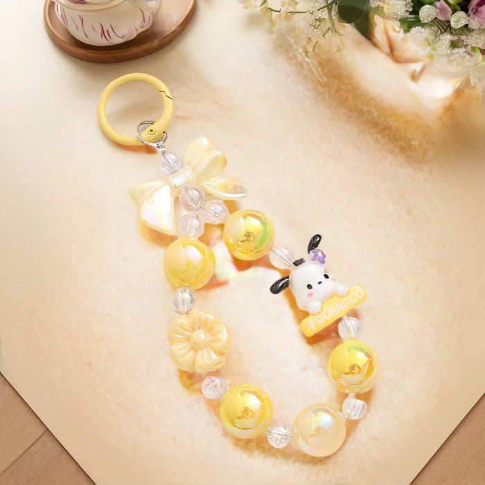 Wholesale Cartoon cute Beaded Keychain