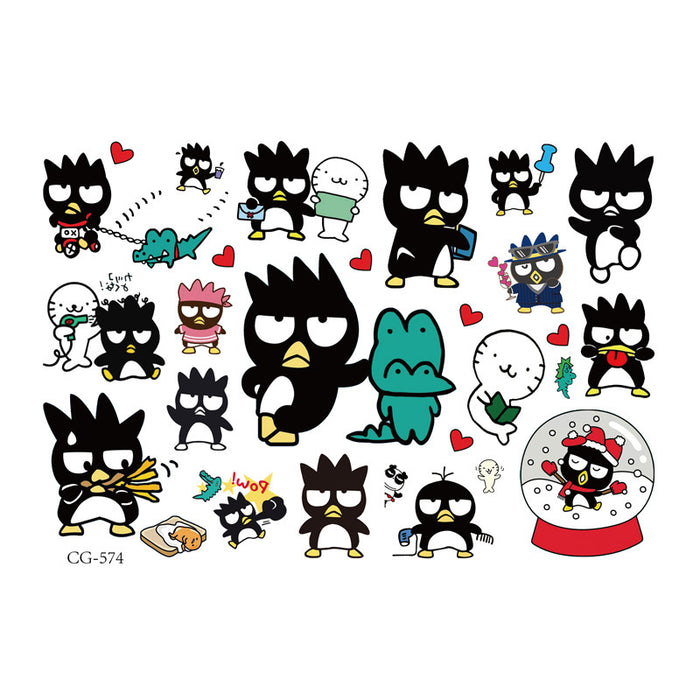 Wholesale Carttoon Tattoo Sticker Birthday Decorative Stickers