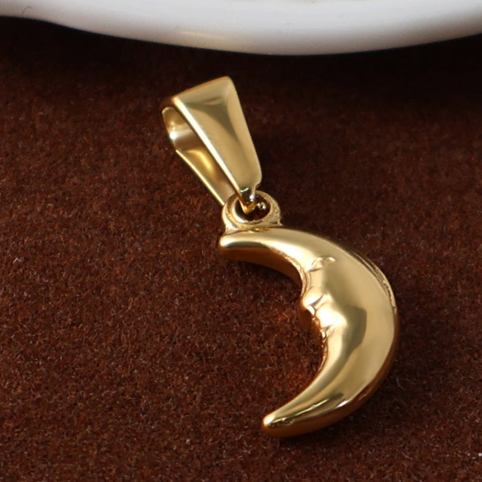 Wholesale 6PCS/SET Stainless Steel Single Pendant Gold Plated