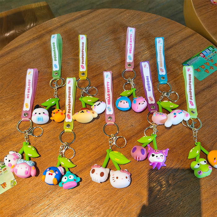 Wholesale Cartoon Doll Rubber Keychain JDC-KC-Tingm163