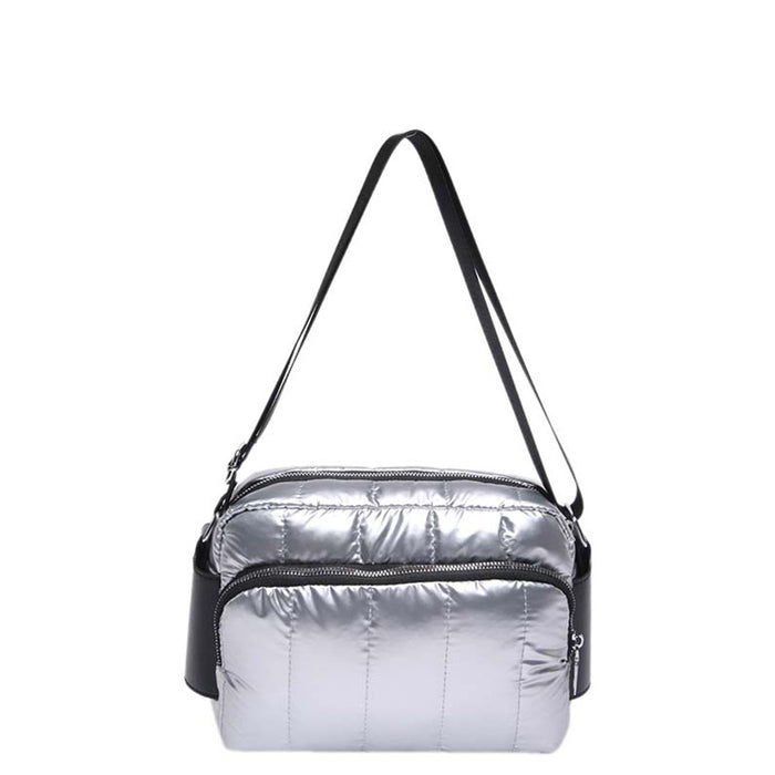 Wholesale Children's bag new cotton filled down small square bag handsome sports style large capacity crossbody bag