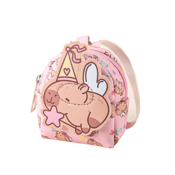 Wholesale Wallet Portable Storage Bag Capybara Pendant Small Backpack Claw Machine