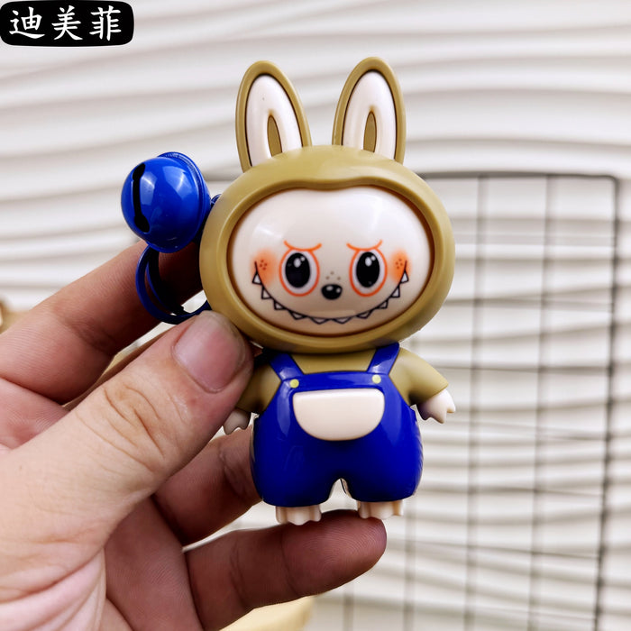 Wholesale Rabbit Head  Face-Changing Doll Keychain Cute Cartoon Doll Toy Couple Bag Pendant Doll Gift