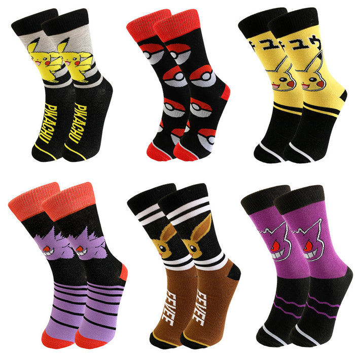 Wholesale Cotton Cartoon Middle Tube Socks JDC-SK-YiYan068