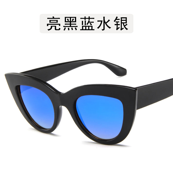 Wholesale New retro cat eye sunglasses, trendy personalized sunglasses, fashionable sunglasses