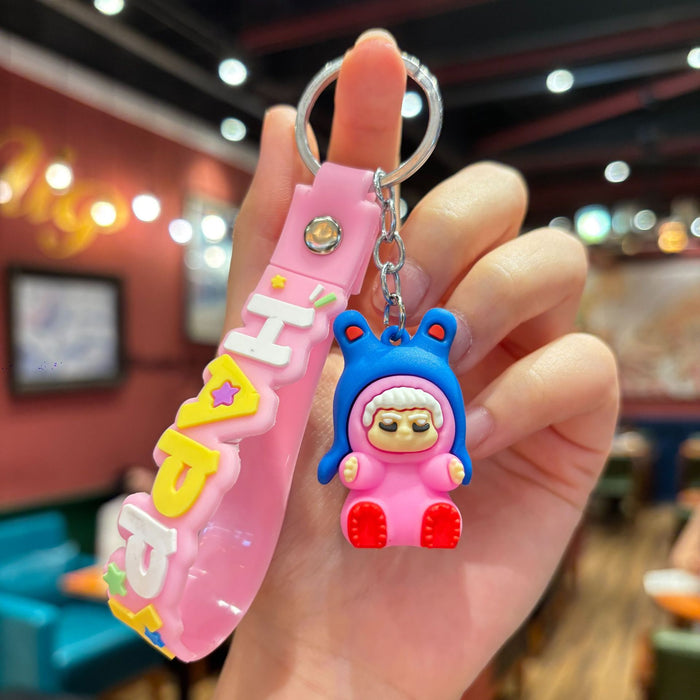Wholesale Keychain cute disguise l Bubu doll keychain doll student backpack pendant