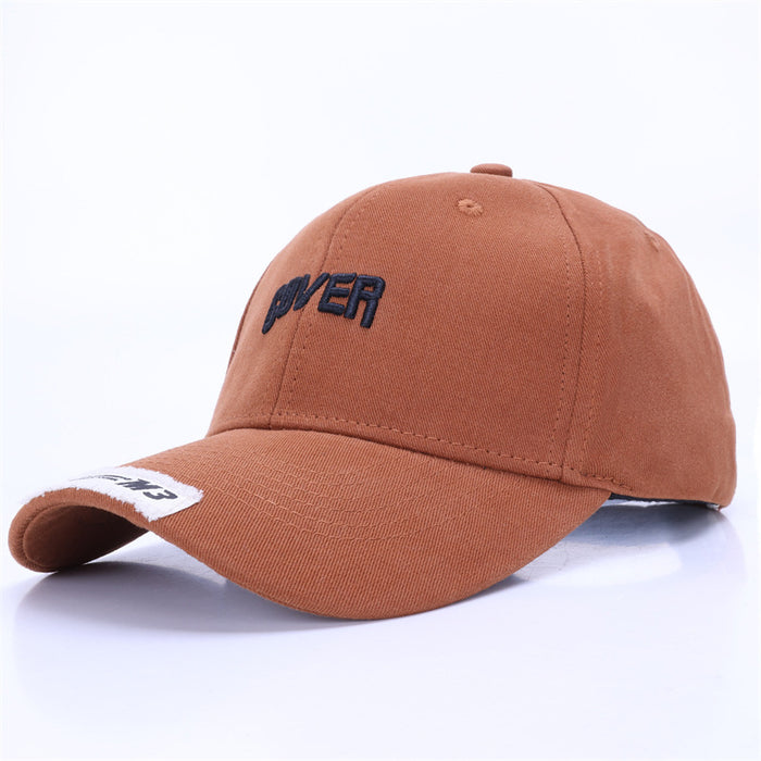 Wholesale Fashionable embroidered letter baseball cap, summer sun shading duckbill cap