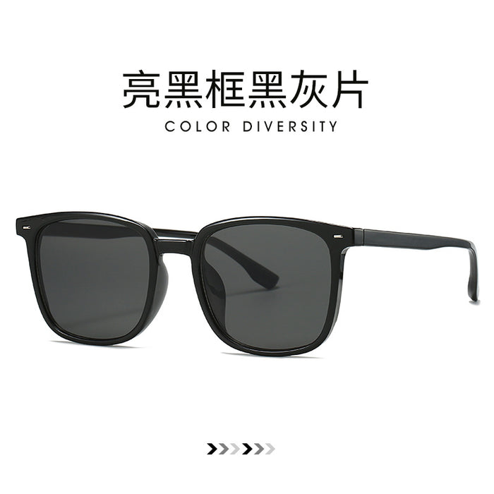 Wholesale Anti blue light sunglasses with flat frame and large frame