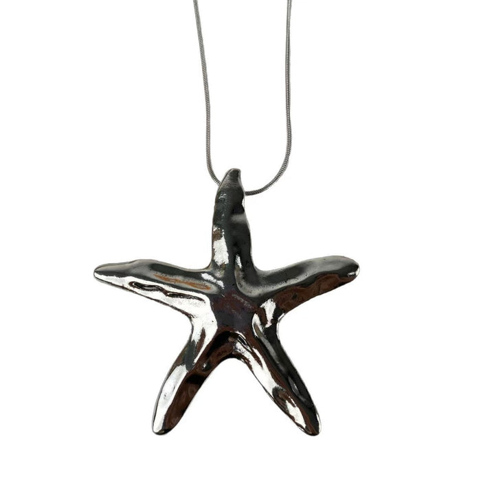 Wholesale New retro pendant necklace, fashionable star jewelry, light luxury accessories, niche design, high-end feel