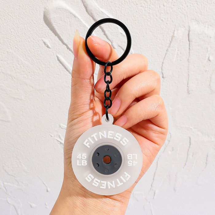Wholesale Creative Mini Dumbbell Keychain
