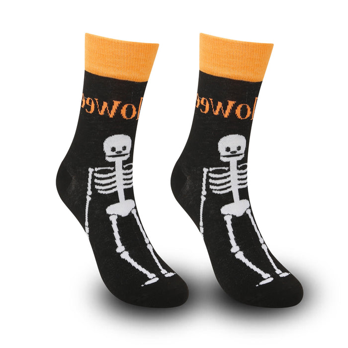 Wholesale Halloween large size Christmas pumpkin witch funny men' s long socks mid-tube casual socks women