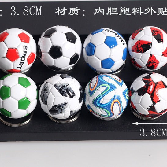 Wholesale  Football key chain  PU leather simulation Football pendant key chain
