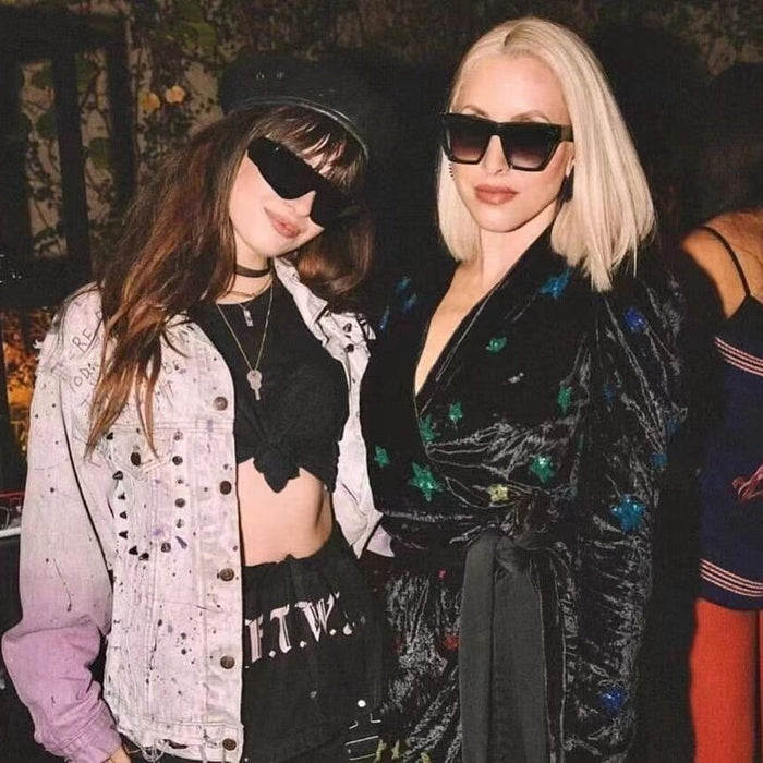 Wholesale New Fashionable Large Frame Sunglasses, Personalized Rice Nail Sunglasses, Trendy UV Resistant Sunglasses