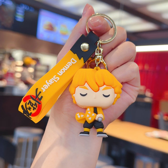 Wholesale Cute PVC cartoon anime keychain