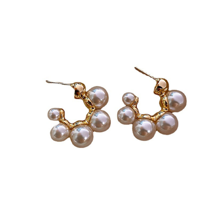 Wholesale Vintage Pearl Earrings Irregular Pearl Earrings