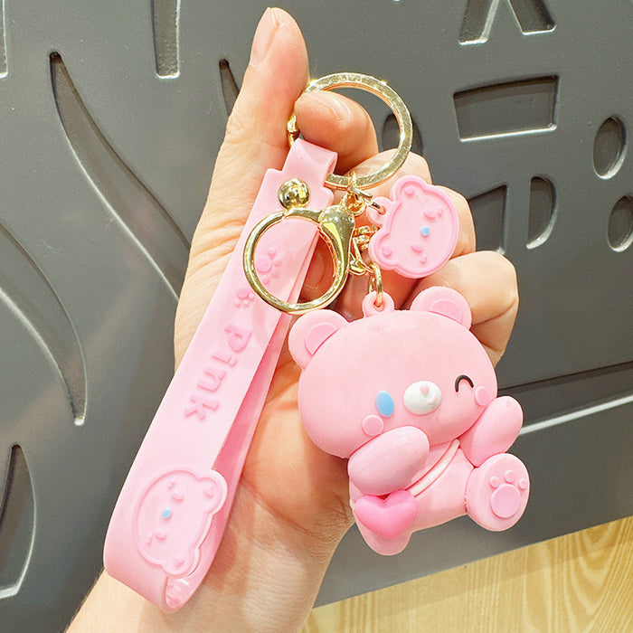 Wholesale Bear keychain, keychain, pendant, doll accessory, small gift, doll car, bag, wholesale, doll hanging accessory
