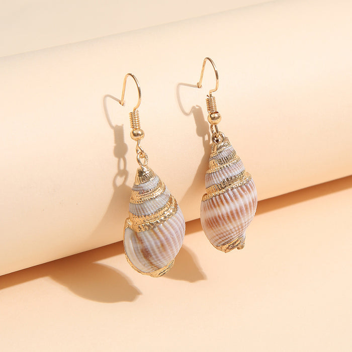 Wholesale Creative Conch Shell Earrings JDC-ES-SaIP110