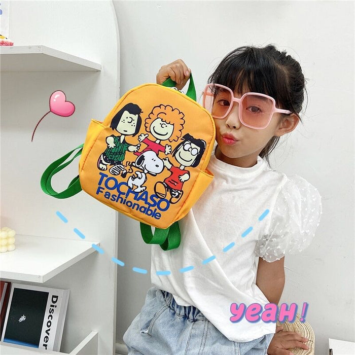 Wholesale Children' s Bag Cute Cartoon Print School Bag