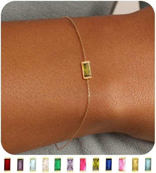 Wholesale Pearl Sailor Buckle Color Preserved Birth Stone Simple Bracelet Women's Electroplating Genuine Gold