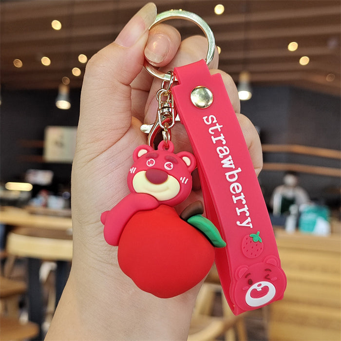 Wholesale Cartoon Silicone Doll Keychain JDC-KC-ZhuoRan014