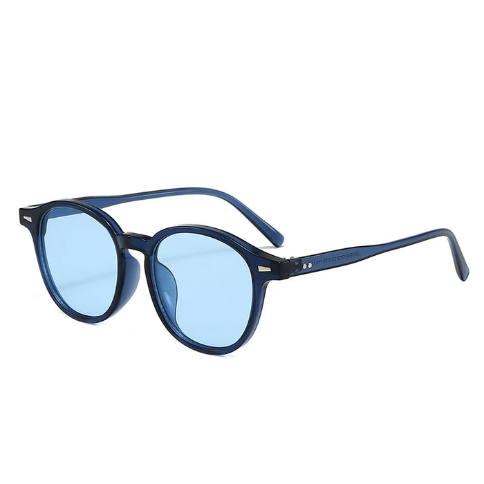 Wholesale New Rice Nail Round Frame Sunglasses Retro Personalized Sunglasses Sunglasses