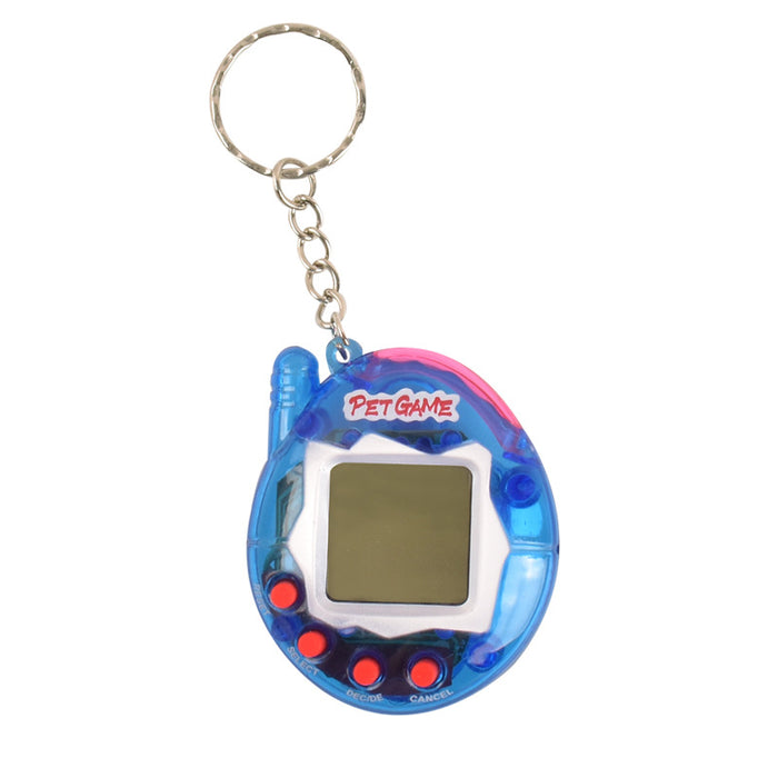 Wholesale Electronic Pet Machine Handheld Game Console Plastic Keychain JDC-KC-BJD003