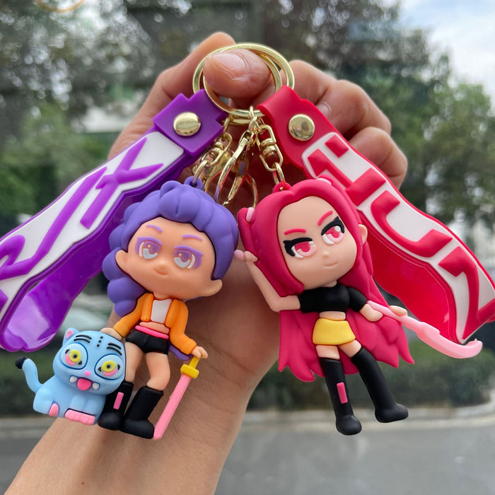 Wholesale K-POP Anime Backpack Charm Keychain