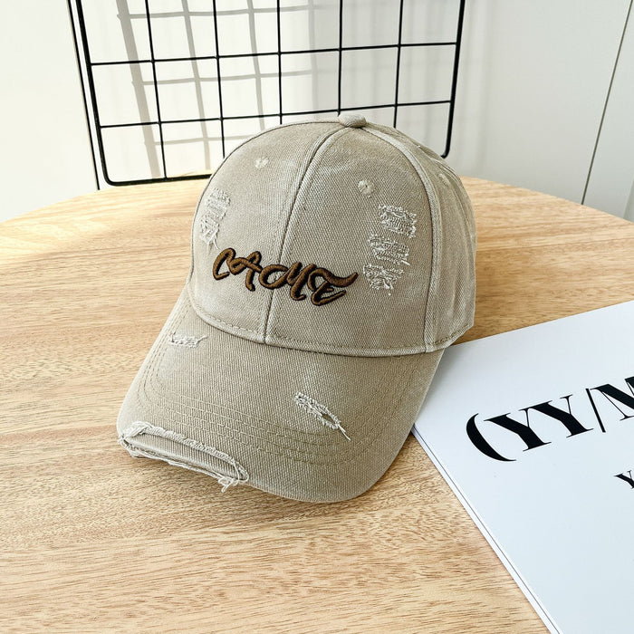 Wholesale Wide brimmed hood, cotton soft top baseball cap, sun protection and duckbill cap