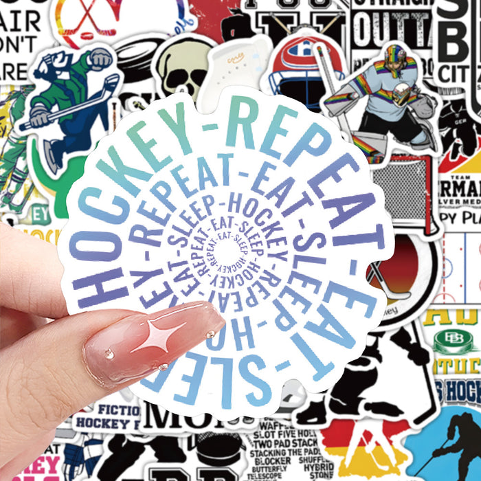 Wholesale 60 Pieces of Ice Hockey Graffiti Stickers