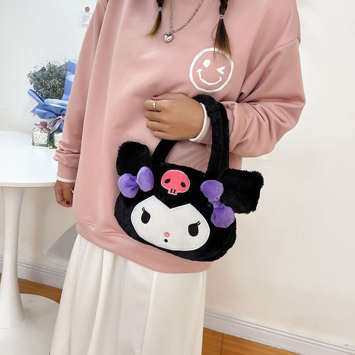 Wholesale Cute plush crossbody bag, phone bag, big ears
