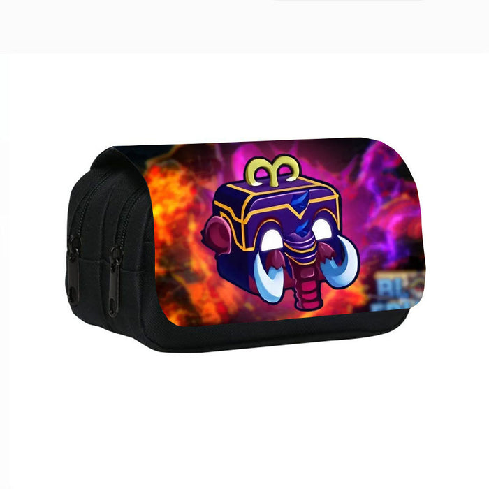 Wholesale printed double-layer pencil case pencil stationery box