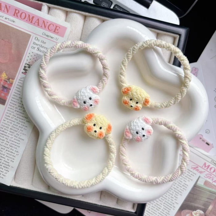 Wholesale Puppy Hair Ring Rope Rubber Band Mori Style Hair Accessories