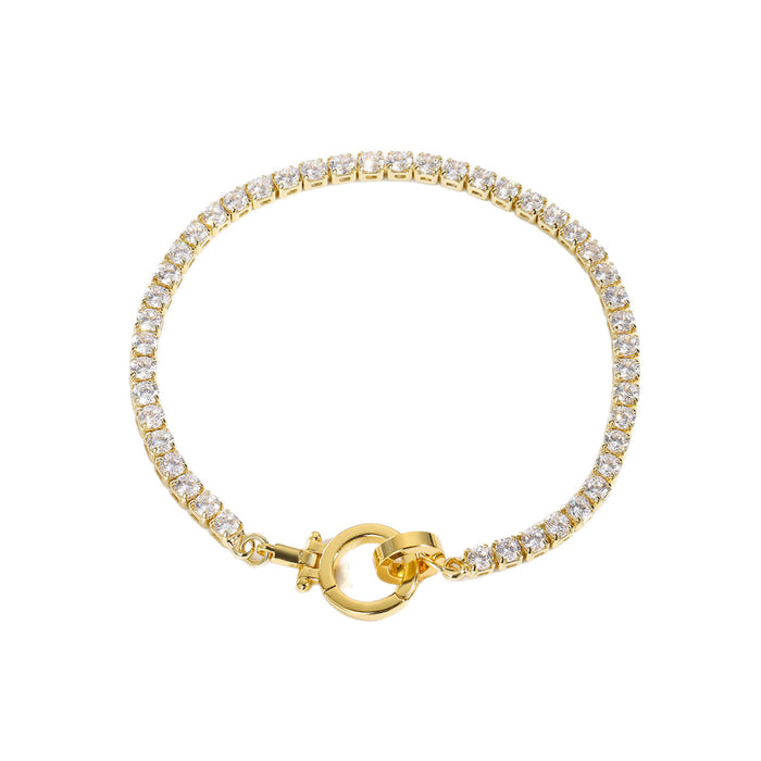 Wholesale New women's bracelet fashionable commuting personality 8-shaped buckle curved card bracelet