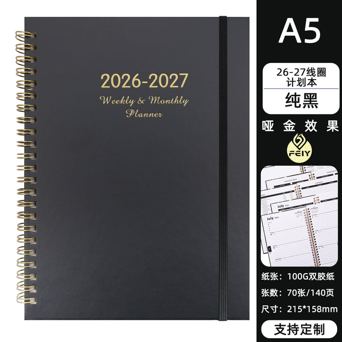 Wholesale Blooming Flowers A5 Coil Notebook Stylish Gift for Planners and Journaling