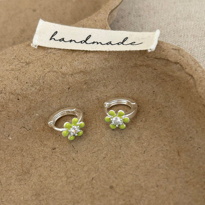 Wholesale Frosted Heart Two-Way Earrings