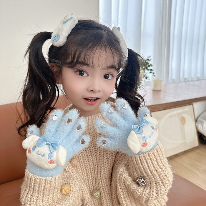 Wholesale Warm Gloves Baby Five-Finger Knitted Gloves