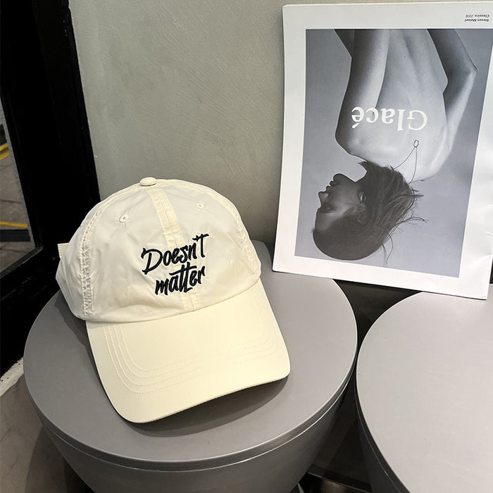 Wholesale Embroidered Baseball Cap Women's Summer Outdoor Sunscreen